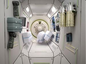 The space hotel will accommodate seven guests in four cabins. Picture: Orbital Technologies